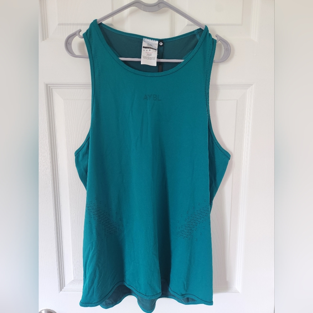 AYBL Women's Vibrant Teal Tank Top